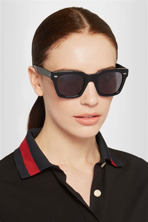 gucci square frame acetate|GUCCI EYEWEAR Square.